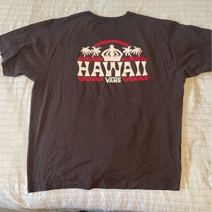 Vans Hawaii  Black Graphic Tee Mens Size: XL